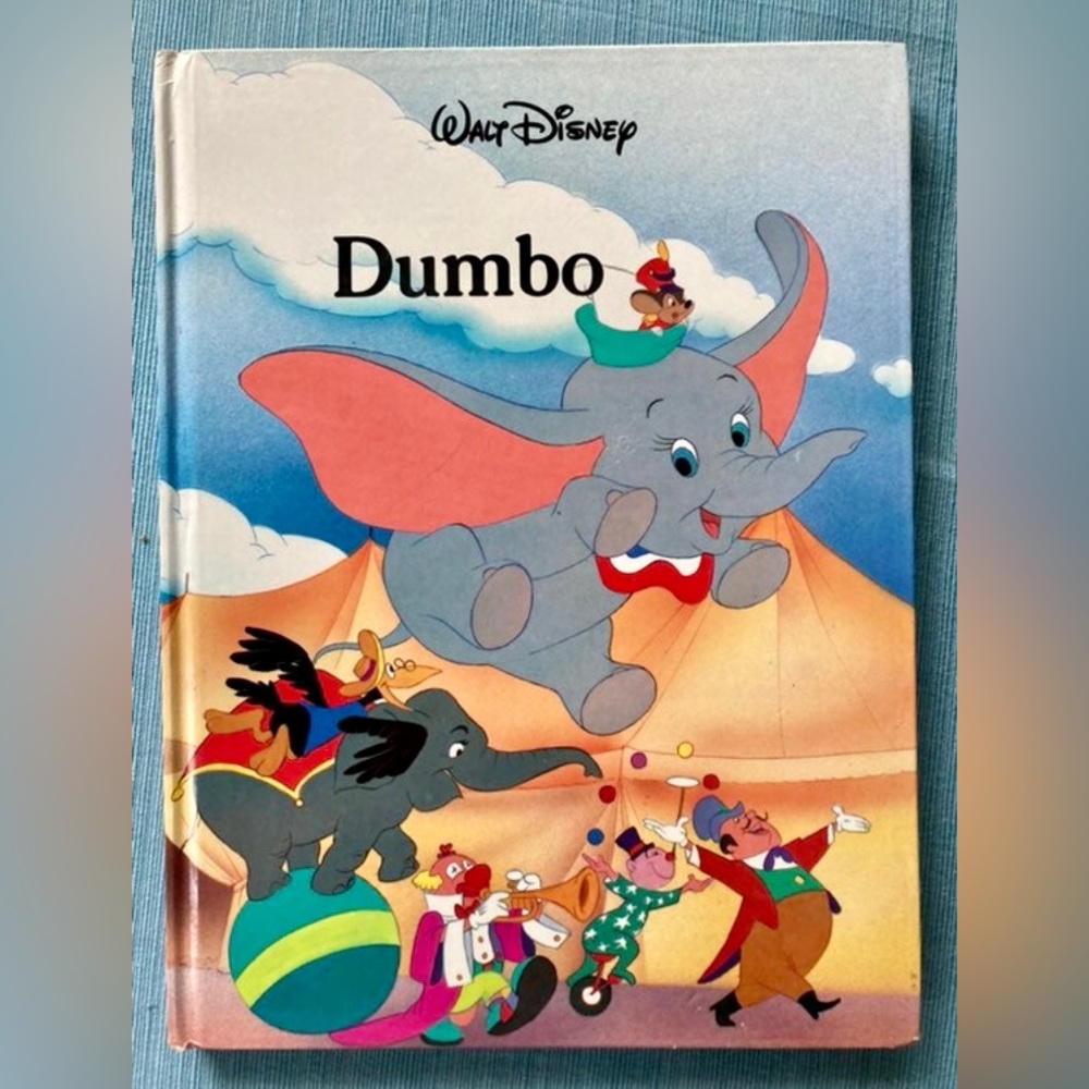 Vintage Large Disney “Dumbo” Hardback Book